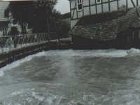 Welda Hochwasser 1965 - alte Brücke