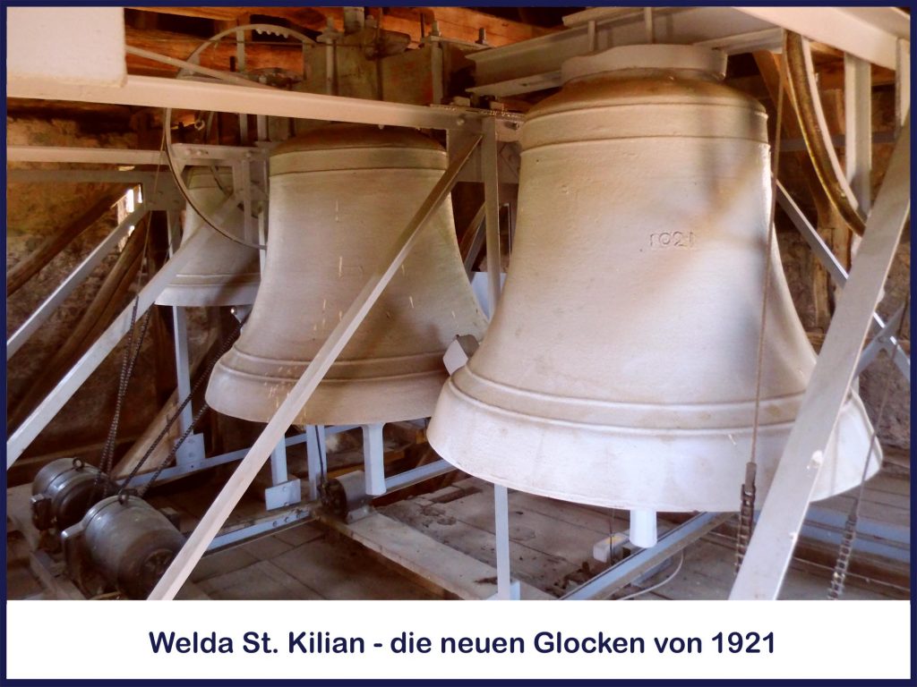 Welda St. Kilian - die neuen Glocken von 1921