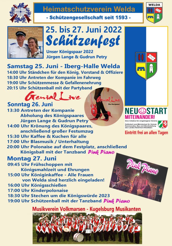 Schützenfest Welda 2022