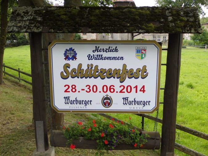 Schützenfest in Welda 2014