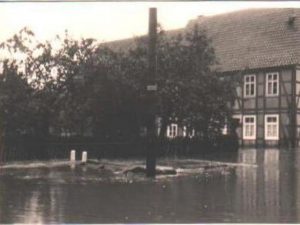 Welda Hochwasser 1965 - alte Muehle